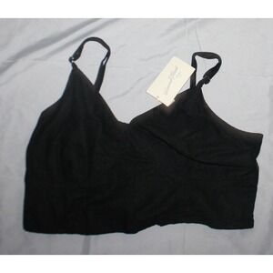 Women's Universal thread tank top cropped black size XL